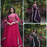 Blooming Viscose Anarkali Gown Collection