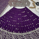 Traditional Purple Lehenga Choli Collection