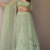 Wedding Lahenga Choli with Full Embroidery