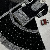 Classical Black Top Lehenga