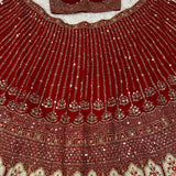 Maroon Bridal Lehenga Choli Collection