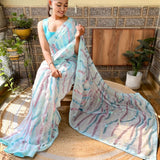 Presenting Most Beautiful Multi Colour Seqwance Saree