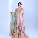 Lavish Embroidered Top Plazzo