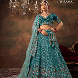 Heavy Wedding Bridal Velevt Lehenga