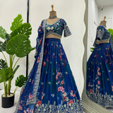 Heavy Boutique Flower Printed Lehenga