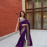 Madhuri Dixit Rangoli Silk Saree