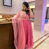 presenting Stylish Mirror Work Gown