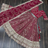 Pure Viscos Jacquard Lehenga