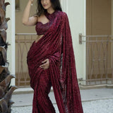 NEW PARTY WEAR GEORGETTE  SAREE