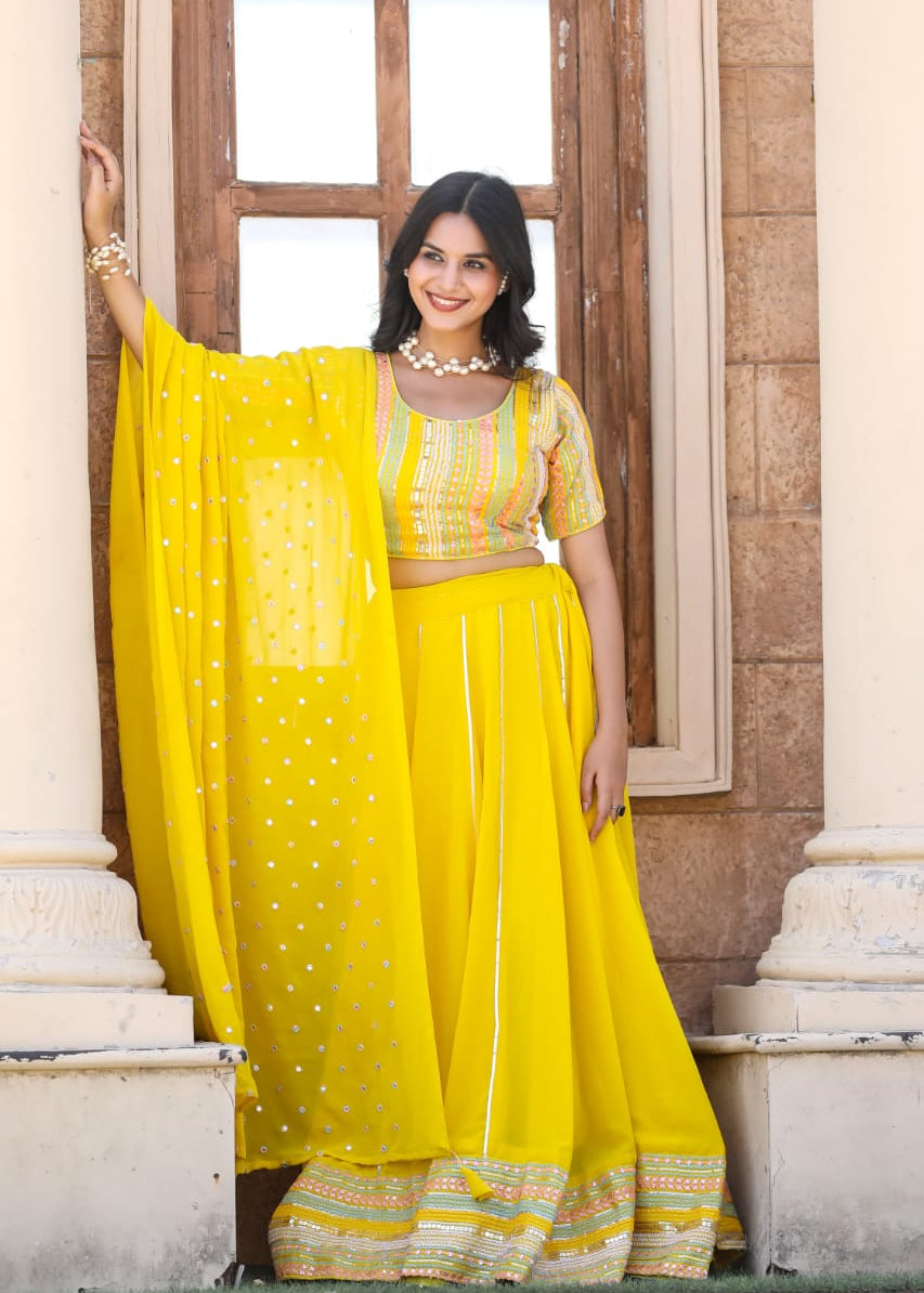 Occasion Special Georgette Lehenga