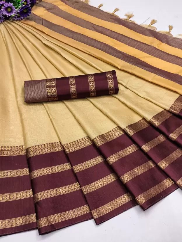 Khadi cotton Silk Saree