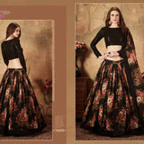 Heavy Premium Flower Print Lehenga