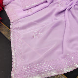 Beautifull Purple Saree Collection