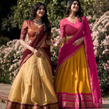 Kanchipuram Silk Zari Weaving Lehenga