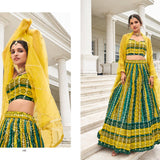 Beautifull Multy Color Silk Lehenga