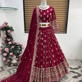 Faux Georgette Lehenga Choli