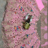 Pink Bridal Embroidered Lehenga
