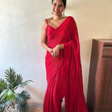 beautiful with our new Georgette saree