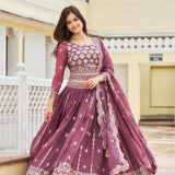 Heavy Faux Georgette Lehenga Choli