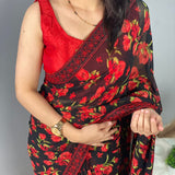 BLACK SAMAIRA SAREE