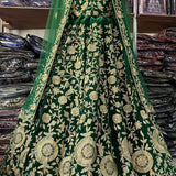 Premium  Bridal Velvet Wedding Lehenga