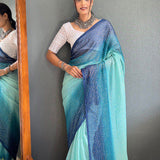 Rimzim Soft Naylone Sequance Saree