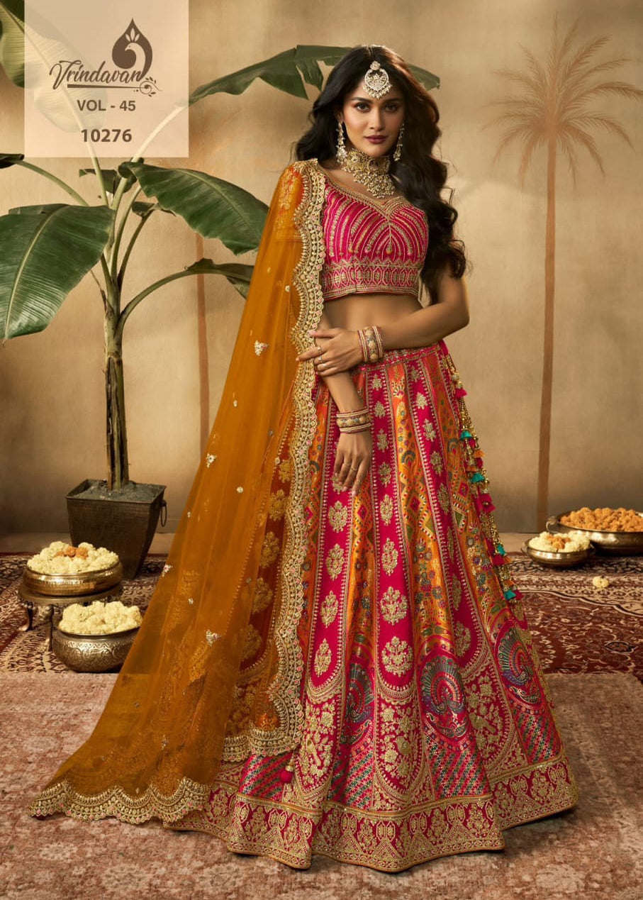 Bridal Wedding Silk Royal Lehenga