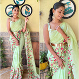 Presenting You Most Beautiful  Seqwance Saree