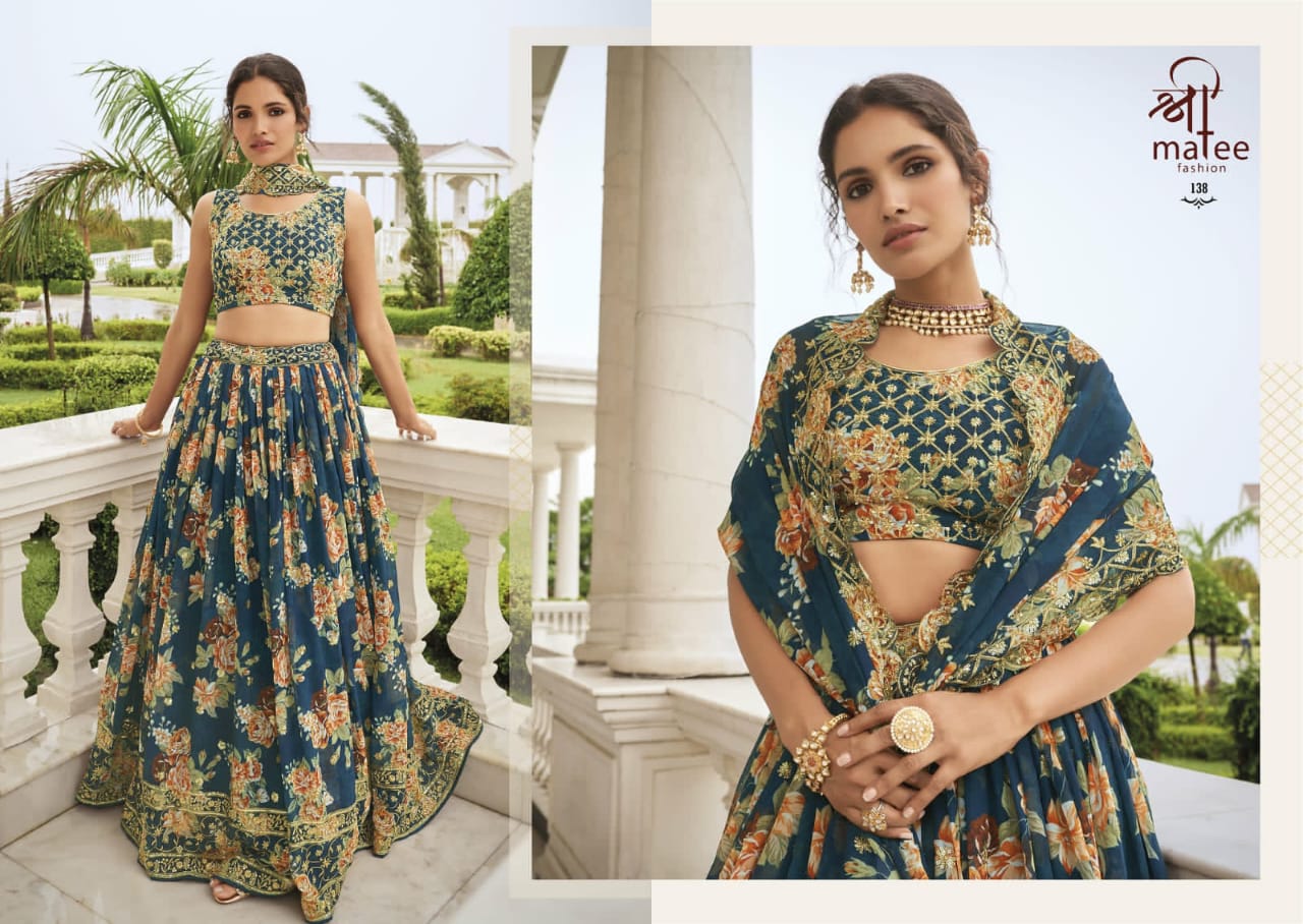 New Floral Printed Lehenga Choli