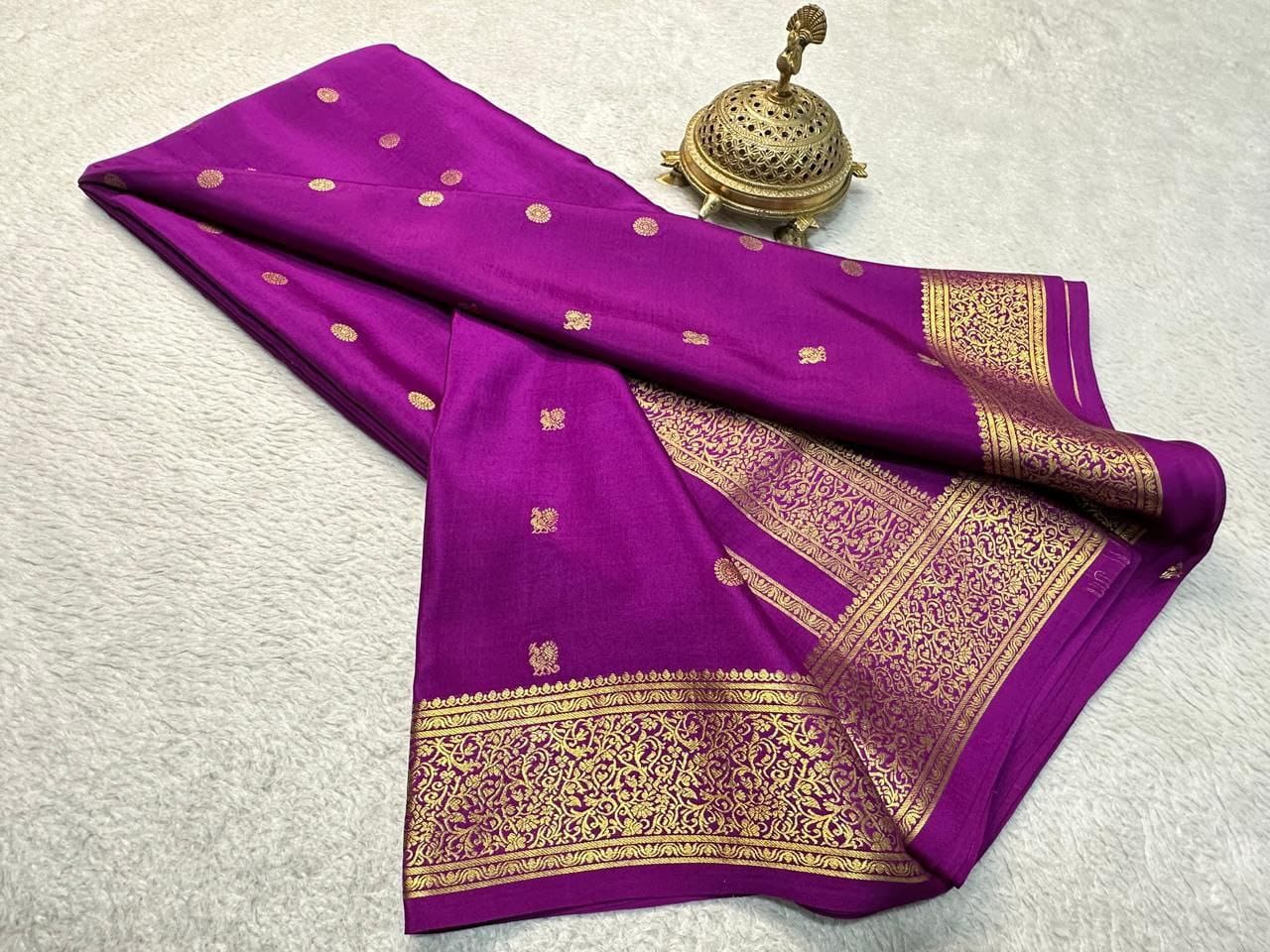 Beautiful Silk Maysore Silk Saree