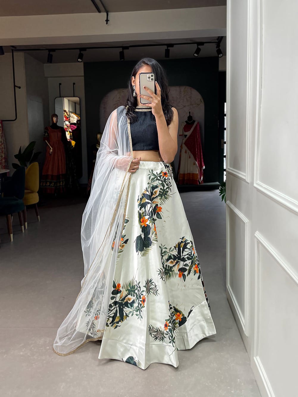 Beautiful Digital Printed Lehenga  Choli