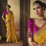 Suhag Wardrobe Bandhej Saree