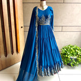 Presenting Ruffles Anarkali Gown