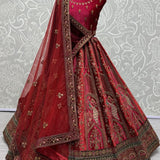 Premium Velvet Wedding Lehenga