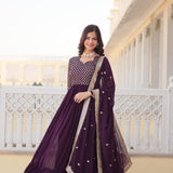 Calssical Blooming Anarkali Gown