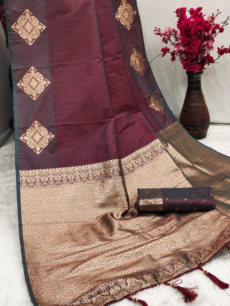 Sonpari Soft Silk Weaving Saree