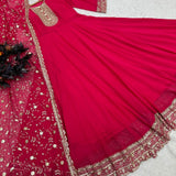 Embroidered Anarkali Gown