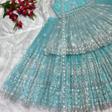 Launching New Designer Party Wear Look Top , Lehenga