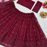 Trending  Soft Net Lehenga Choli