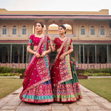 Treditional Tussar Silk Lehenga