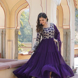 Blooming Viscose Anarkali Gown Collection