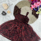 Kids Digital Printed Gown
