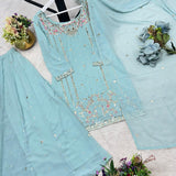 Stylish Georgette Fancy Suit