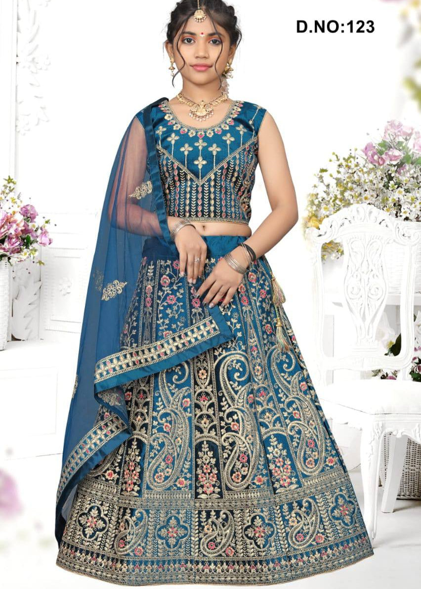 Kids Bridal Lehenga Choli