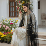 Classical Embroidered Top Plazzo