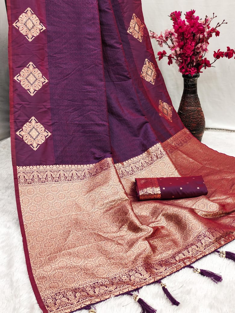 Sonpari Soft Silk Weaving Saree