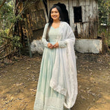 Light Green Anarkali Gown