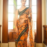 Fancy Flower saree Collection