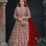 Heavy Bridal Velvet Lahenga