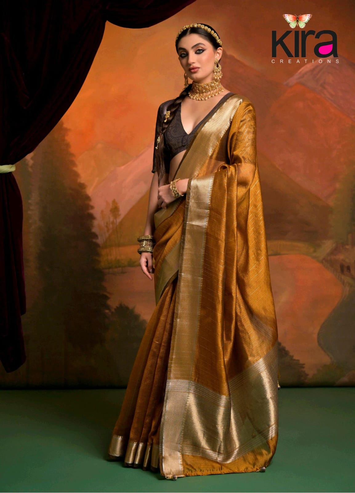 Exclusive Rajyog Moss Silk Saree